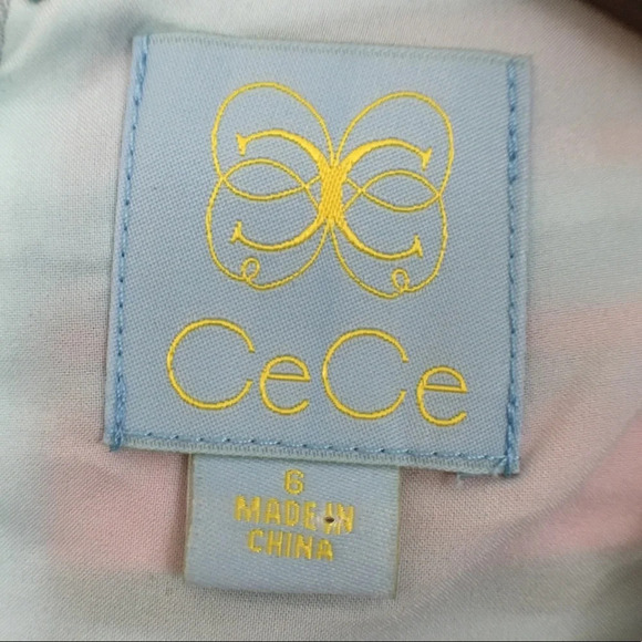 Cynthia Steffe Claiborne Striped Fit & Flare Drs - Picture 7 of 8